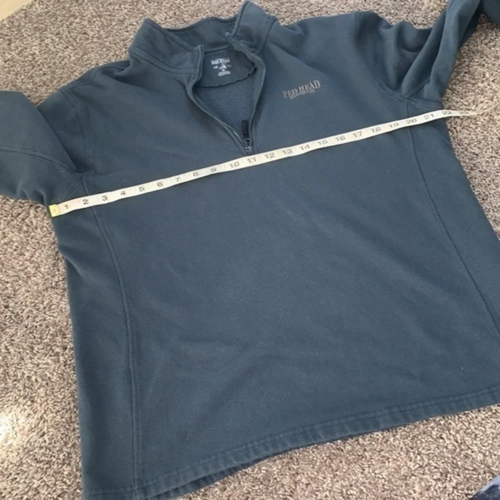RedHead men's size medium zip pullover blue‎ gray